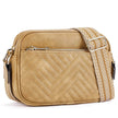 Daily Matching PU Leather Business Commute Zipper Crossbody Bags for women