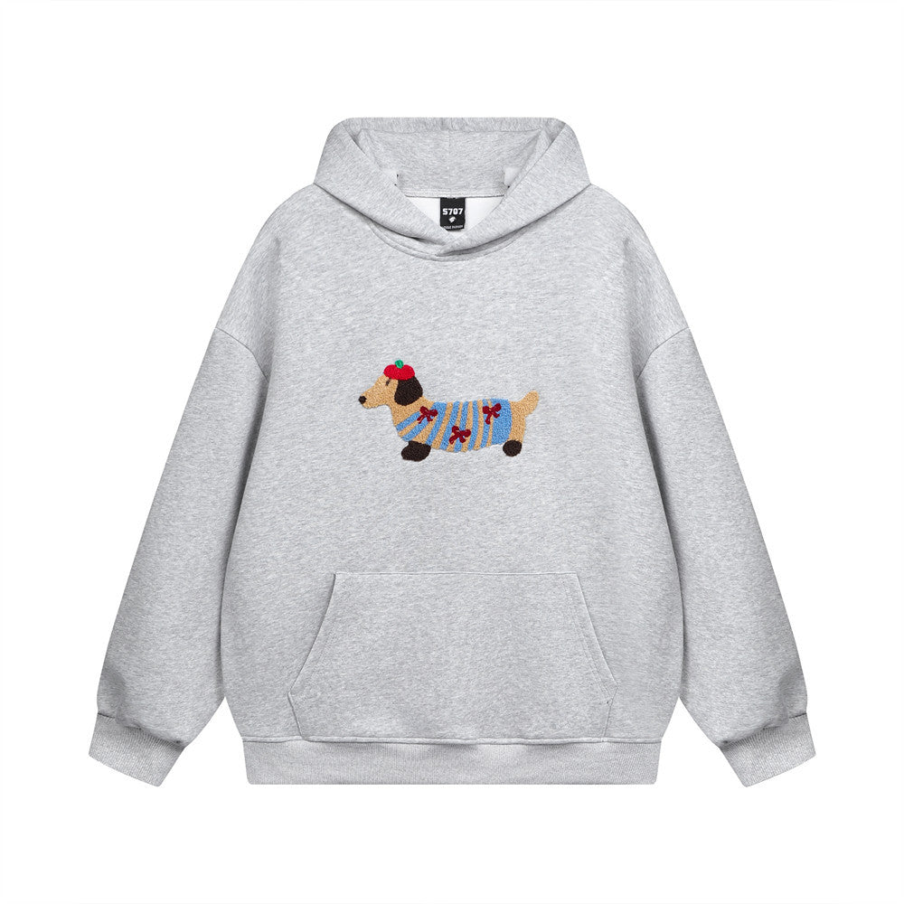Cartoon Graphic Hoodie – Loose Fit Pullover