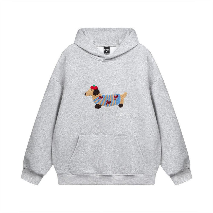 Cartoon Graphic Hoodie – Loose Fit Pullover