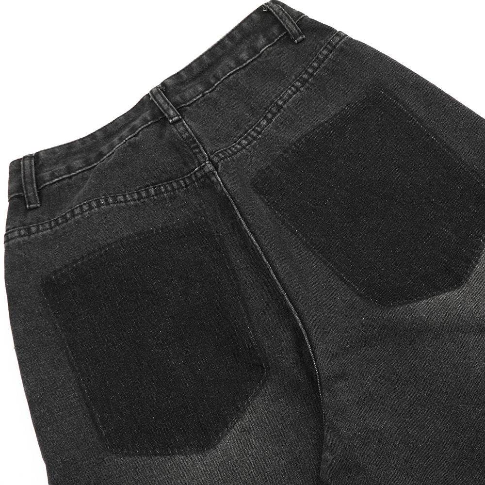 Pocket Design Loose Denim Straight-leg Trousers Men Jeans