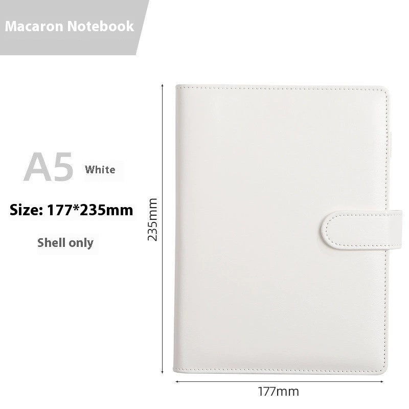 A5 PU Leather Notebook Binder Shell – Macaron Colours | 11 Colours