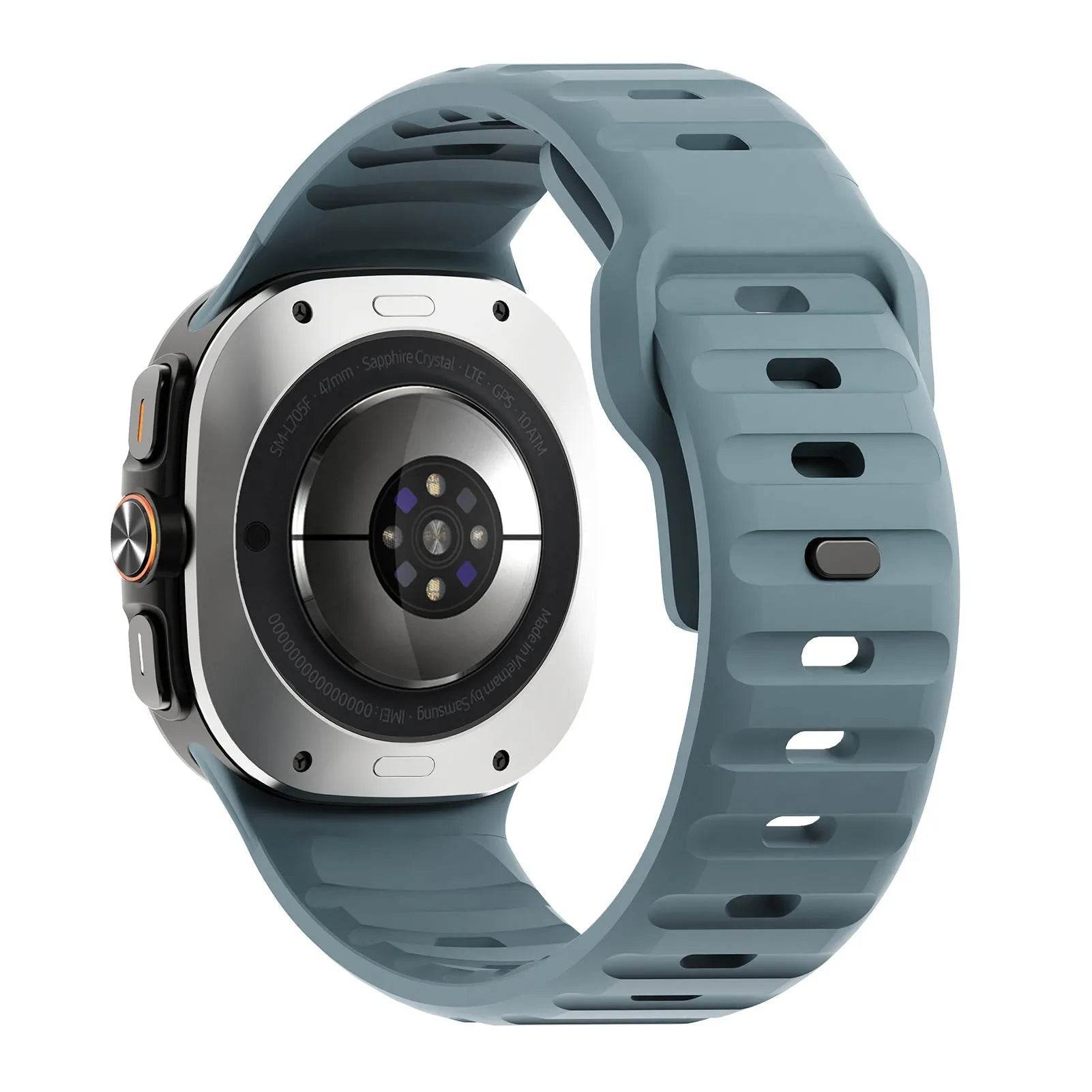 Sport Style Watch Ultra Wave Reverse Buckle Silicone  Strap