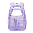 Clear Transparent Large Capacity Backpack – School & Travel Bag | Black, Gray, Pink, Lavender