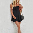 Elegant Chic plain color Sleeveless A-line Casual Summer Mini Dress