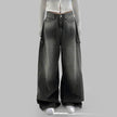 European And American Slimming High Waist Wide Legs Baggy Jeans Pant For Women