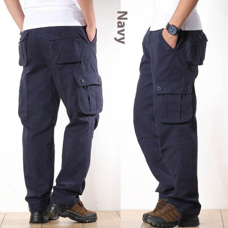 Multi-pocket Men's Casual Loose Labor Protection Cargo Pants