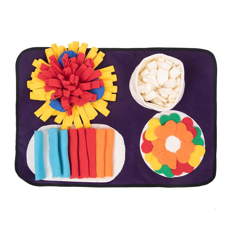 Dog Snuffle Mat – Interactive Nose Work Feeding Puzzle for Mental Stimulation & Slow Feeding
