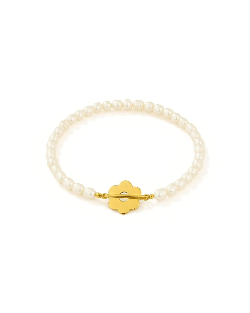 Daisy Pearl Bracelet