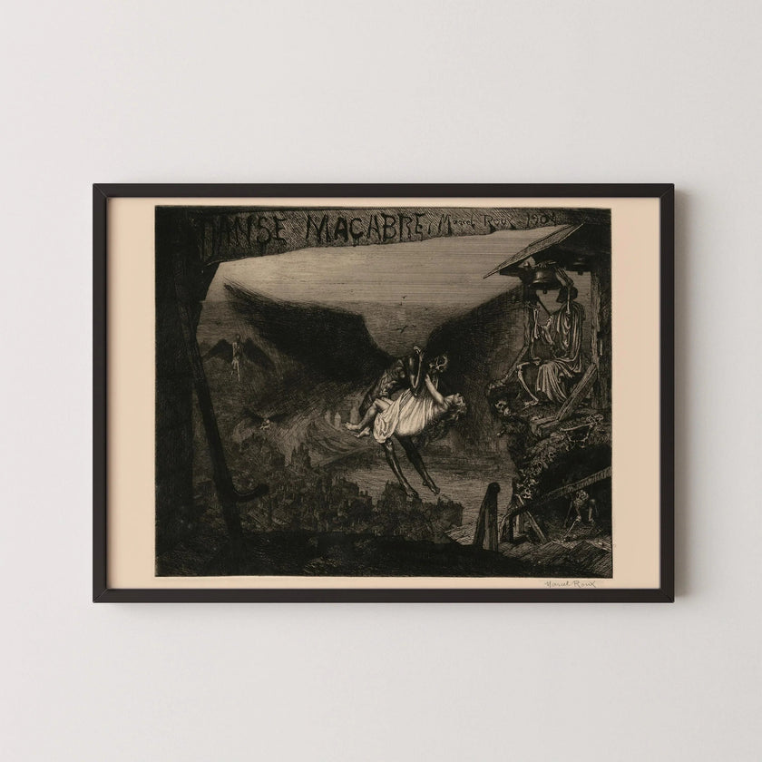 Danse Macabre Giclee Print: Terrifying Symbolist Art, Marcel Roux