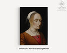 Dark Academia Art Print: Ghirlandaio Portrait, Museum Quality