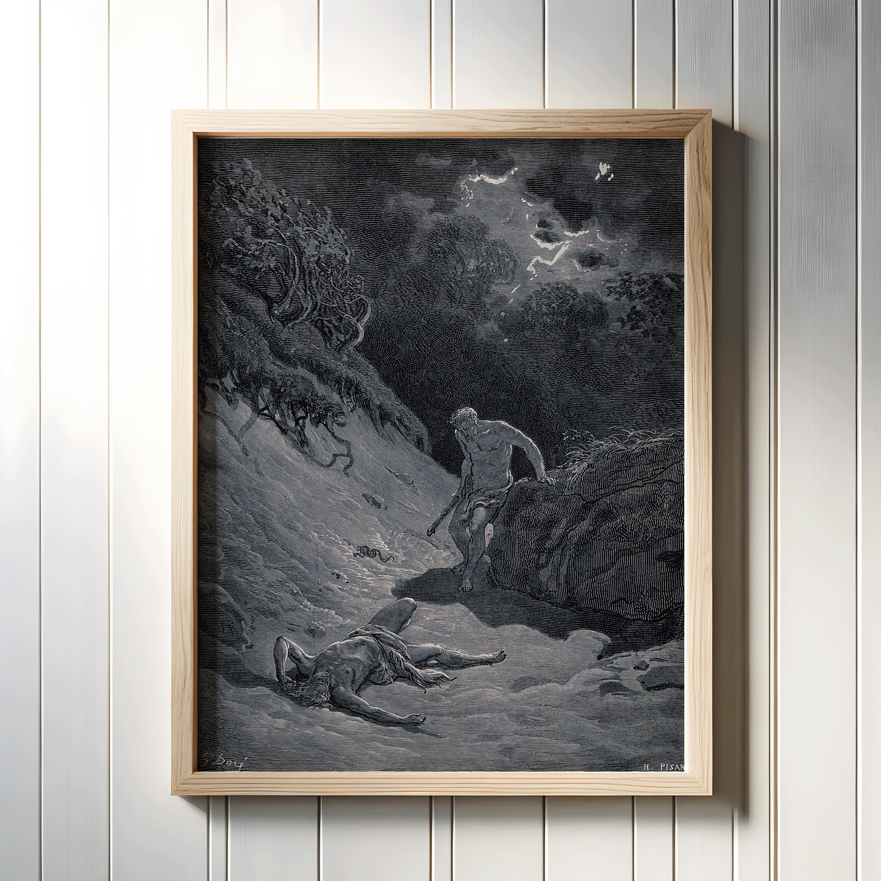 Dark Visions Wall Art: Mythical Spiritual Prints Set