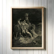 Dark Visions Wall Art: Mythical Spiritual Prints Set
