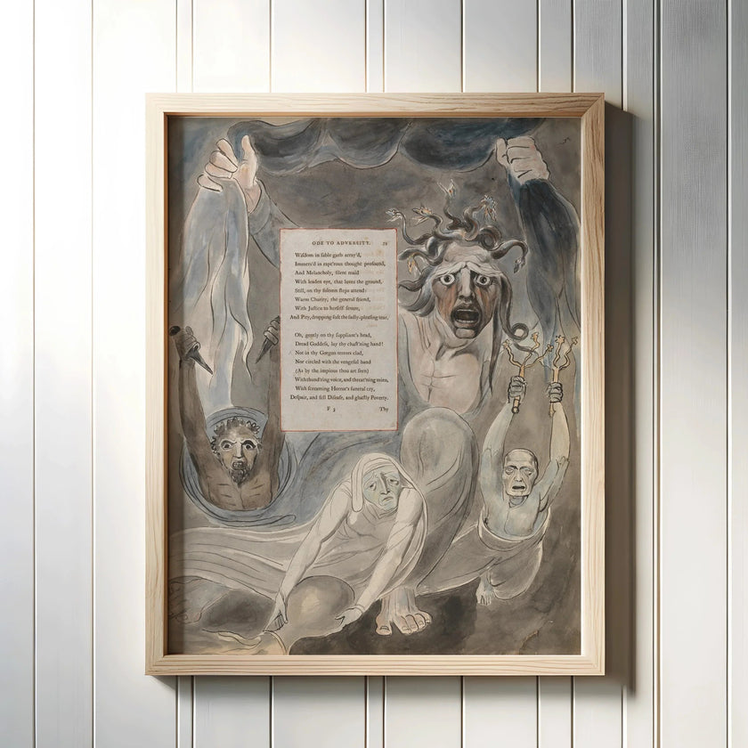 Dark Visions Wall Art: Mythical Spiritual Prints Set