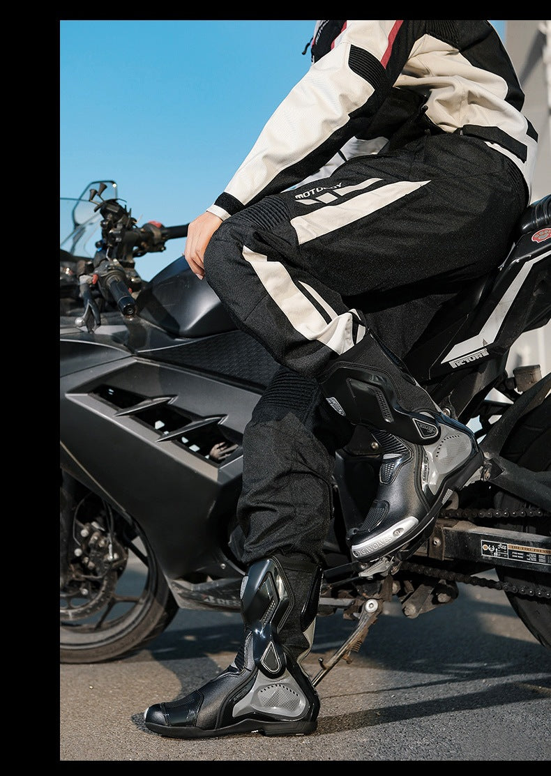 High-Top Protective Motorcycle Riding Boots – Non-Slip, Wear-Resistant | EU 40–44