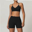 2pcs Yoga Outfit set Sport Fitness Workout Gym wear for women
