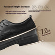 Men's Height-Increasing British Cowhide Leather Dress Shoes – 7cm Elevator | Canada & USA