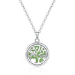 Open Round Hollow Perfume Box Necklace