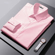 Men's Korean Style Slim Fit Business Dress Shirt – S to 5XL, 7 Colors