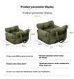 Safety Pet Car Booster Seat for Dogs & Cats – Padded Travel Seat (Green, S/L)