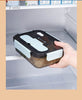 Portable Kids Bento Plastic Lunch Box with Cutleries