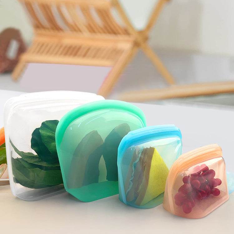 Reusable Silicone Storage Bag Vacuum seal Bag