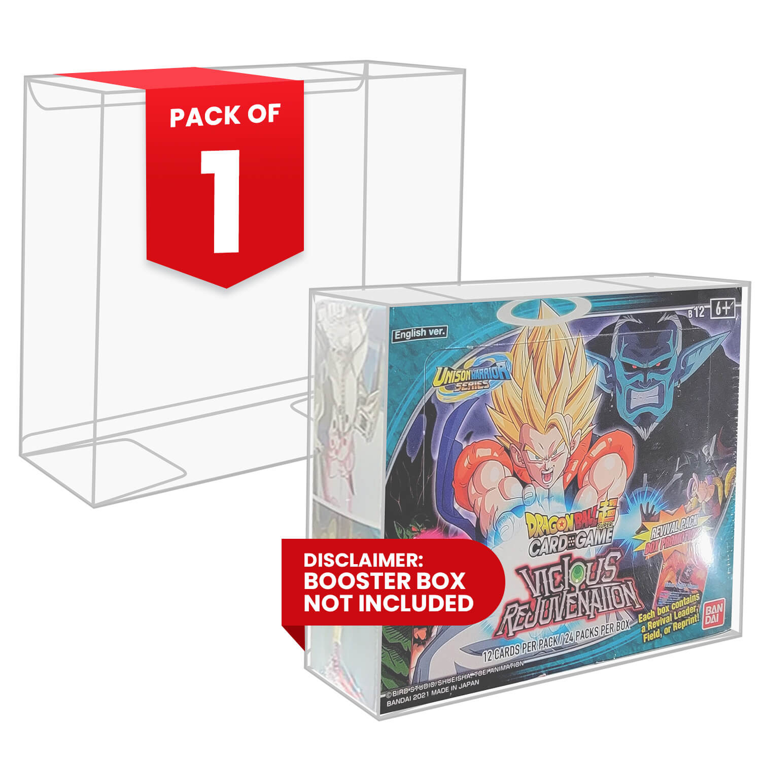 Dragon Ball Super Rise of The Unison Warrior Booster Box - EVORETRO PET Protector 0.50MM - Pack of 1