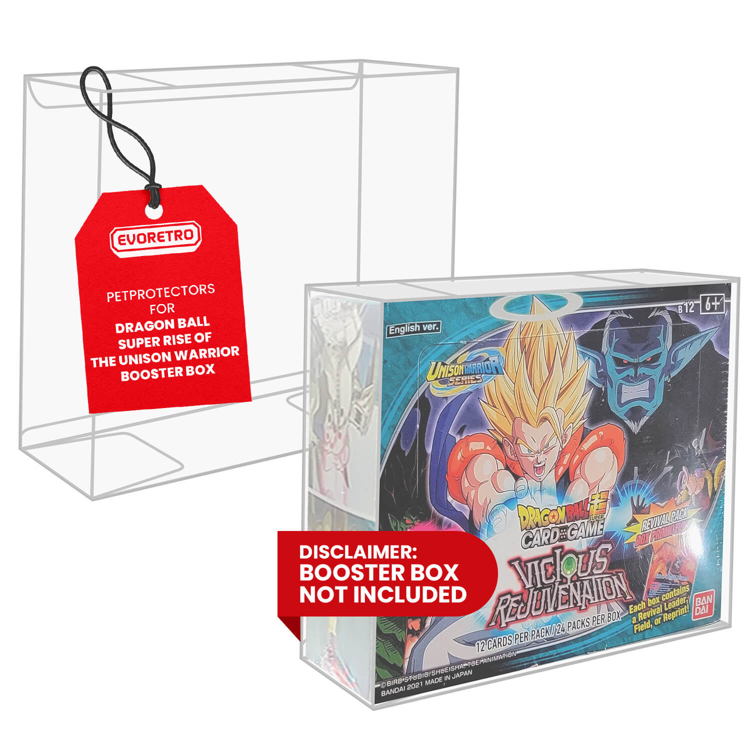 Dragon Ball Super Rise of The Unison Warrior Booster Box - EVORETRO PET Protector 0.50MM - Pack of 1