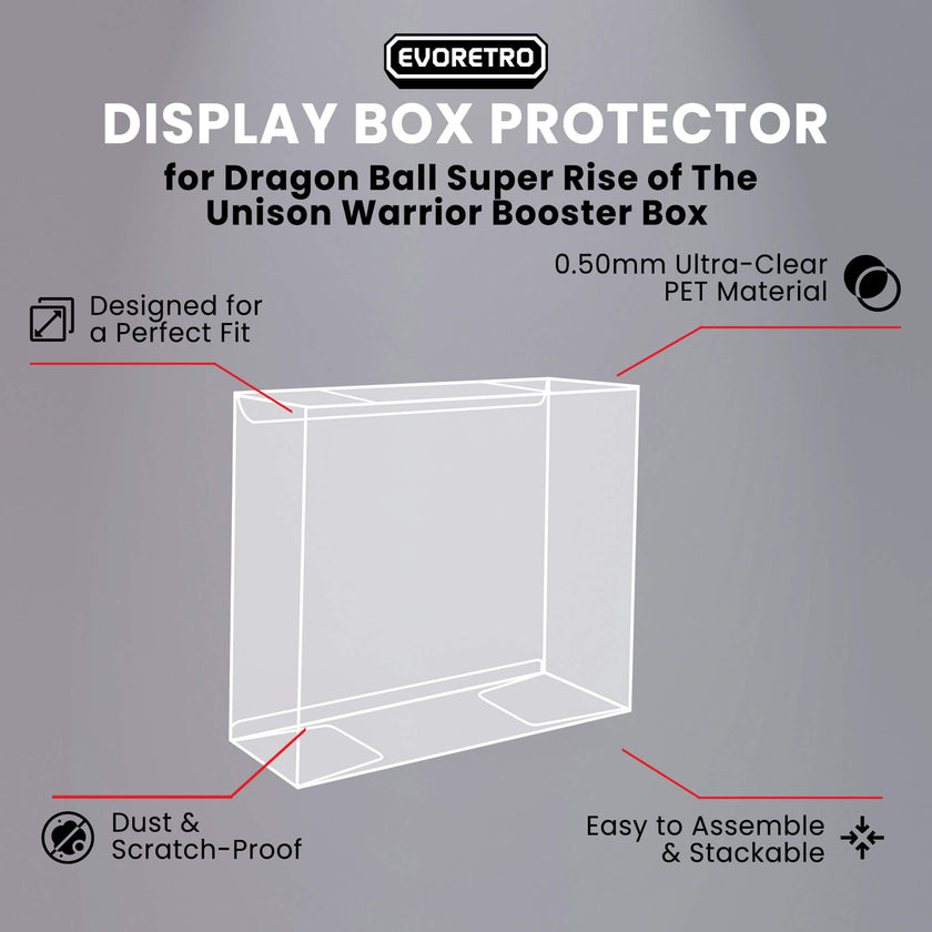 Dragon Ball Super Rise of The Unison Warrior Booster Box - EVORETRO PET Protector 0.50MM - Pack of 1
