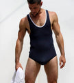 Men's Underwear Underpants One-piece Vest Bodysuit thong