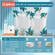 Transparent Vacuum Storage Bags, 10/PACK  (4 L, 4 M, 2 Small Bags) With Pump