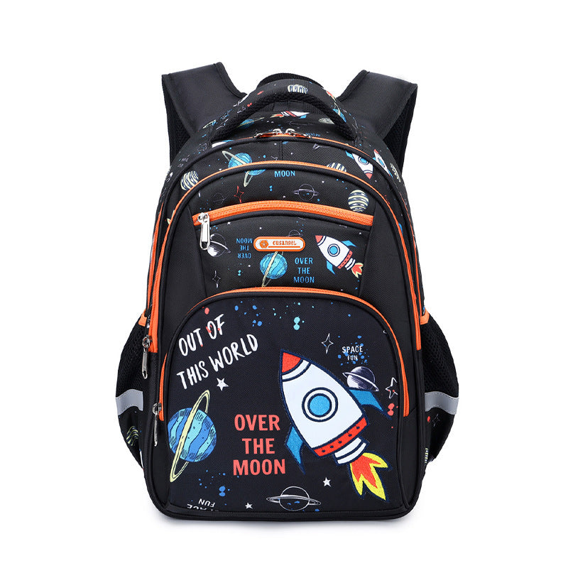 Kids Space Rocket School Backpack – Large Capacity 16
