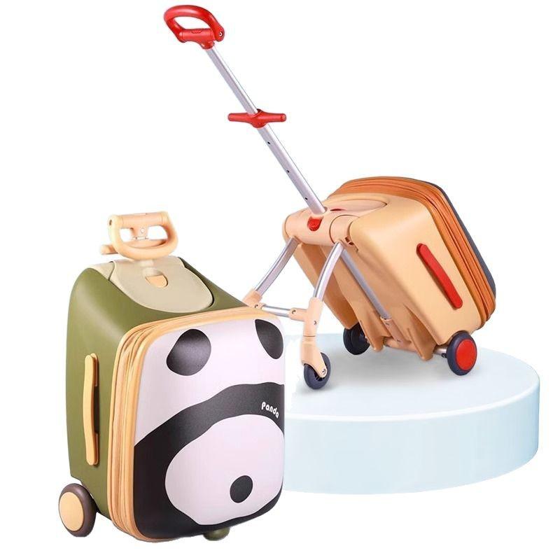 Kids Ride-On Travel Suitcase with Seat & Pull Handle – Multi-Functional Children’s Luggage