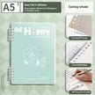 Kawaii Spiral Notebook – Detachable Coil Student Notepad A5/B5 | Frosted Cover