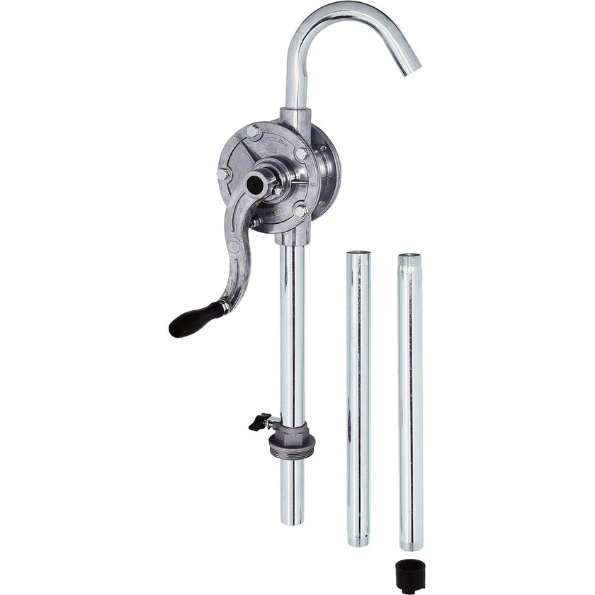 Rotary Drum Pump, Aluminum, Fits 5-55 Gal., 9.5 oz./Stroke