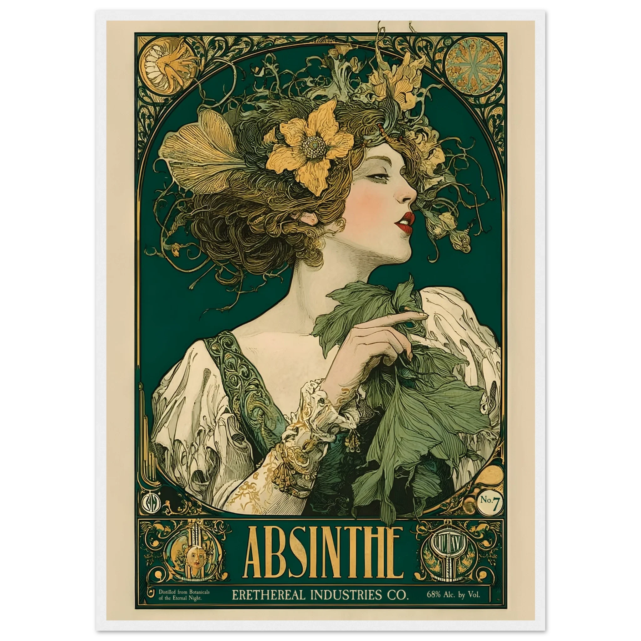 L’Absinthe d’Ombre - Poster & Framed Print