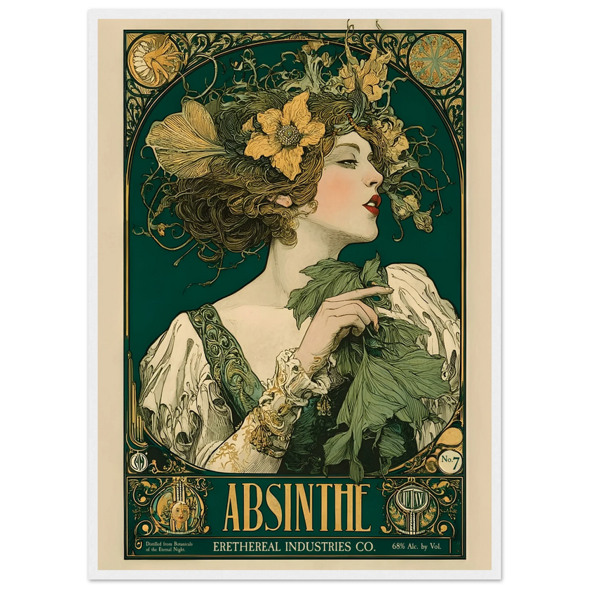 L’Absinthe d’Ombre - Poster & Framed Print