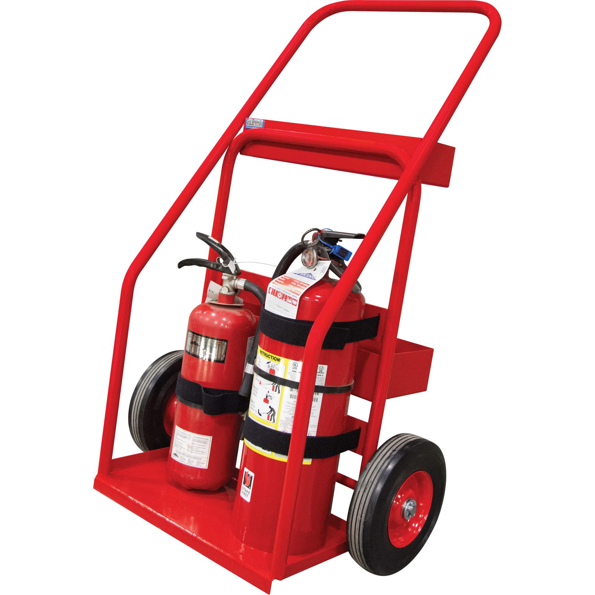 Hot Works Fire Prevention Cart, Semi-Pneumatic Wheels, 17.75