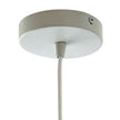 Dorset Pendant Lamp - White And Natural Terracotta