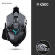 Forerunner MK500 Esports Gaming Mouse – Wired, 12000 DPI, Macro Keys, Metal Weighted (Black / Silver)