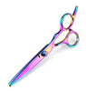 Professional Pet Grooming Scissors Set – Rainbow Iridescent Stainless Steel Shears for Dogs & Cats