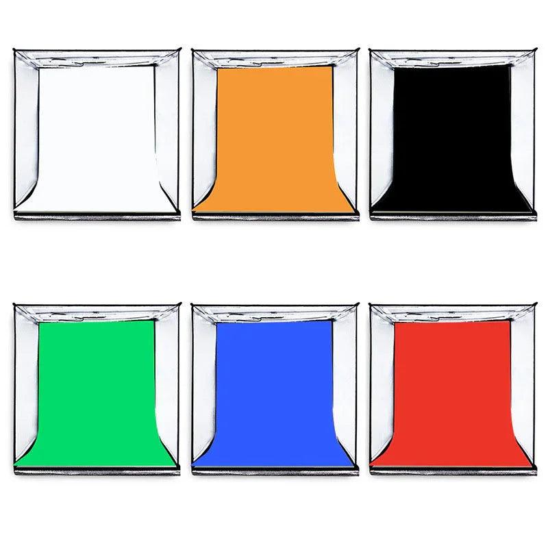 40CM Folding Studio LED Highlighting Dimming Photo Soft Light Box
