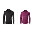 Men's Long Sleeve Business Casual Shirt – Loose Fit, 10 Colors, S–8XL | Canada & USA