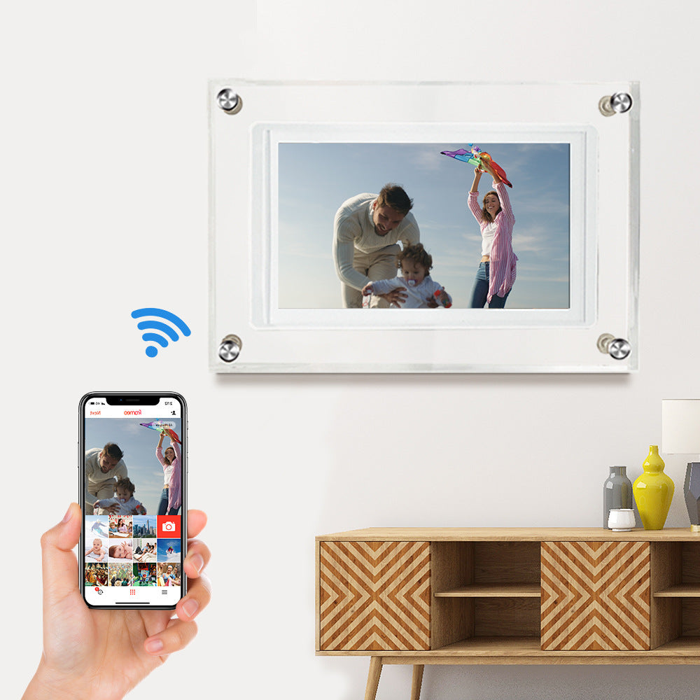 WiFi Acrylic Digital Photo Frame – App-Controlled Smart Display (5