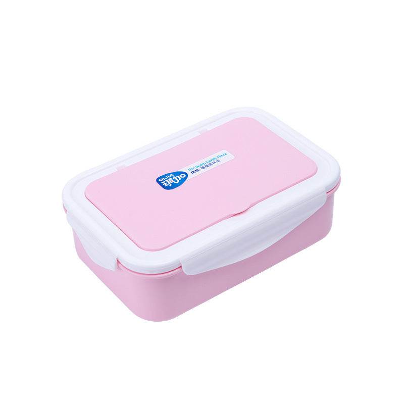 Kids Plastic Bento Lunch box with Cutleries