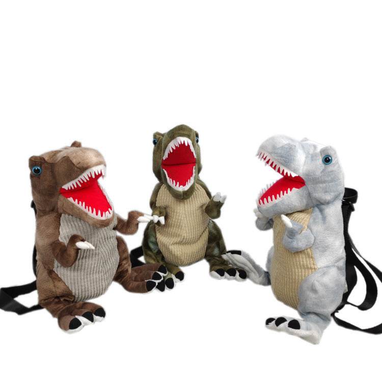 Kids Creative Cute Plush Dinosaur Cartoon Backpack