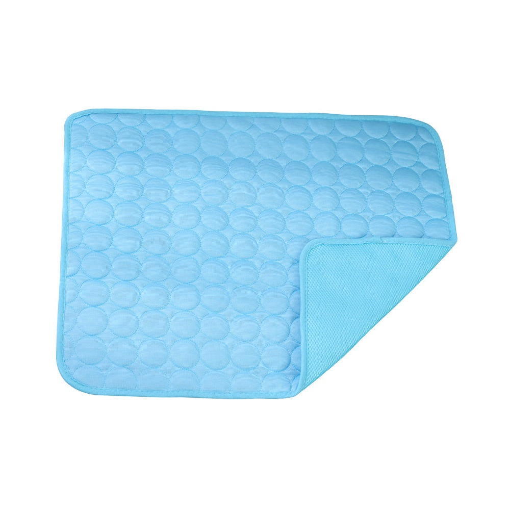 Pet Ice Silk Cooling Mat for Dogs & Cats – Breathable, Anti-Slip Summer Pad