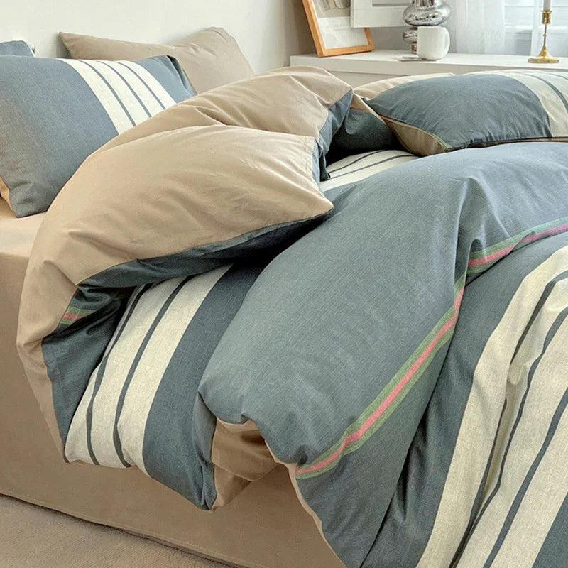 Pure Cotton Class A Four-piece Quilt Cover Household Pure Cotton Bed Sheet Duvet Cover