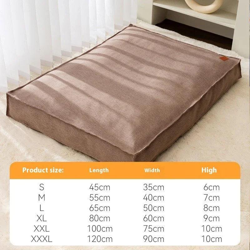Waterproof Dog Bed for Small, Medium and Large Pets, Washable Dog and Cat Sleeping Mat