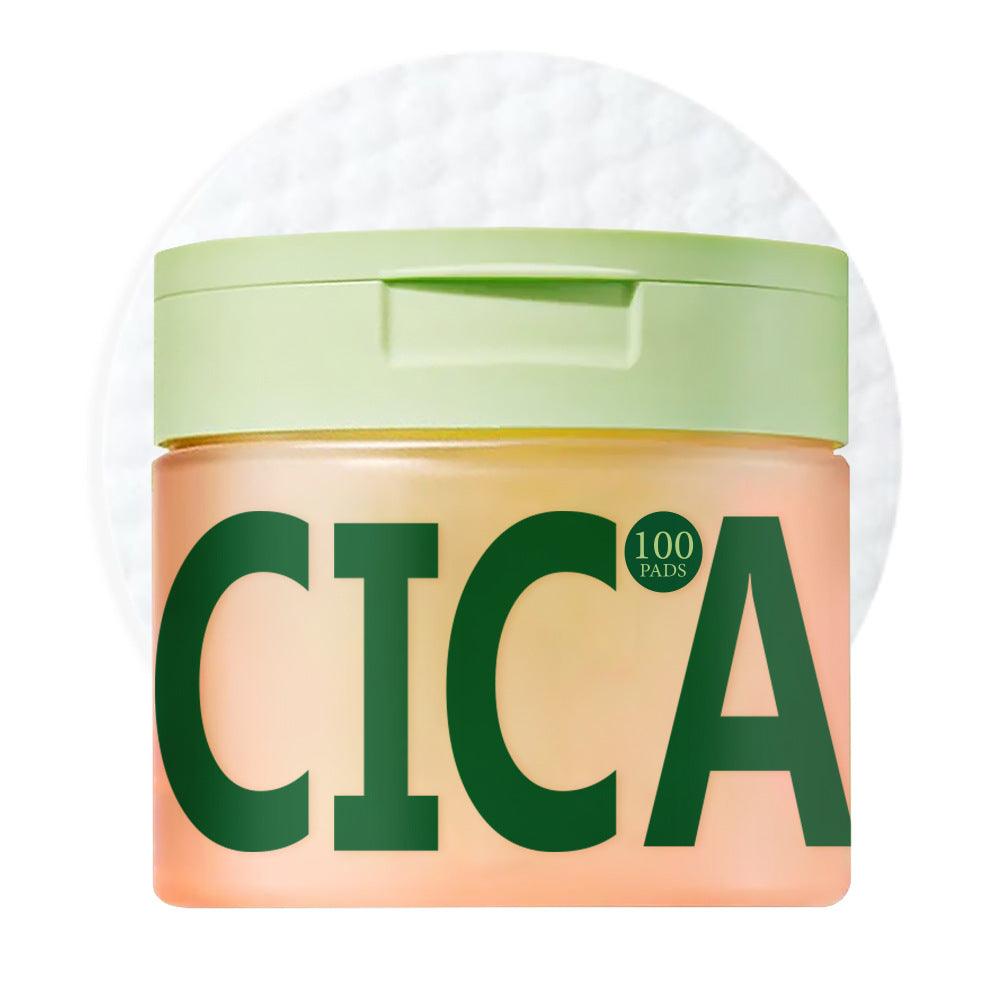 Centella Asiatica Cleansing & Dark Spot Toner Pads 100-Pack Soothing Skincare Cotton Pads