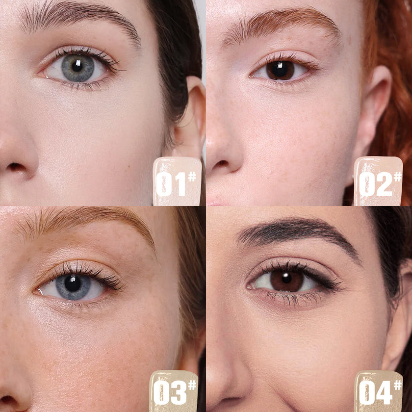 PHOFAY Super Coverage Concealer – Natural, Weightless & Full-Coverage, 9.5ml (6 Shades + Set)